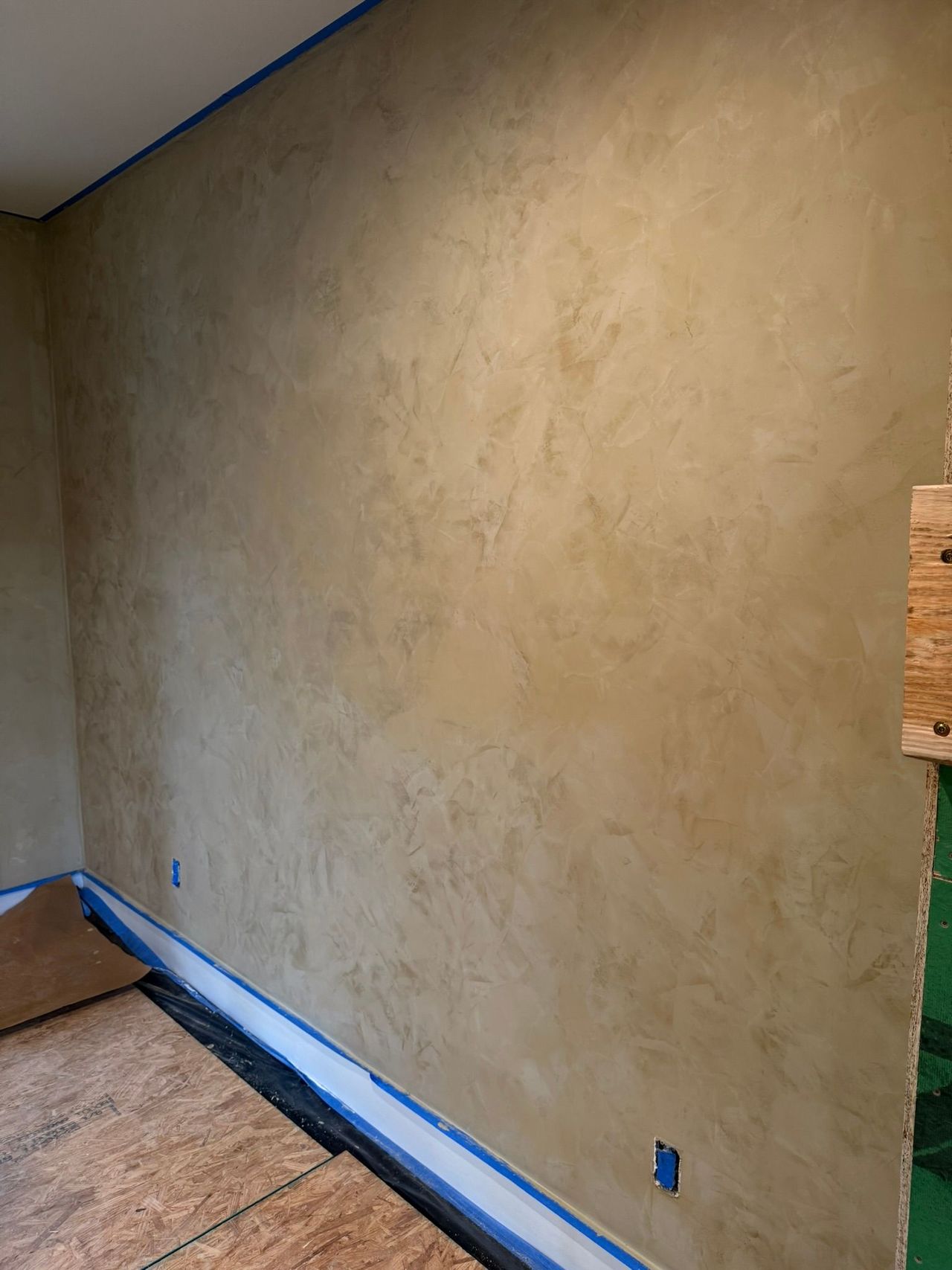 Venetian plaster wall