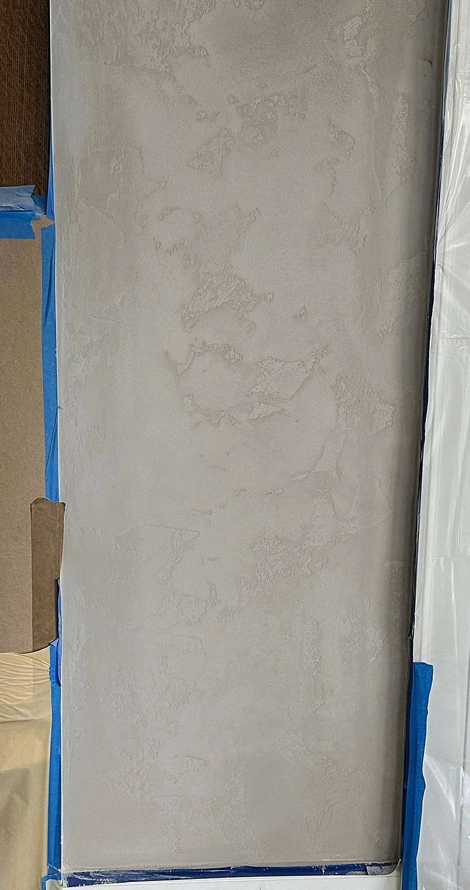 Textured Marmorino After Drying